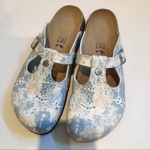 Birkenstock’s with Lace pattern